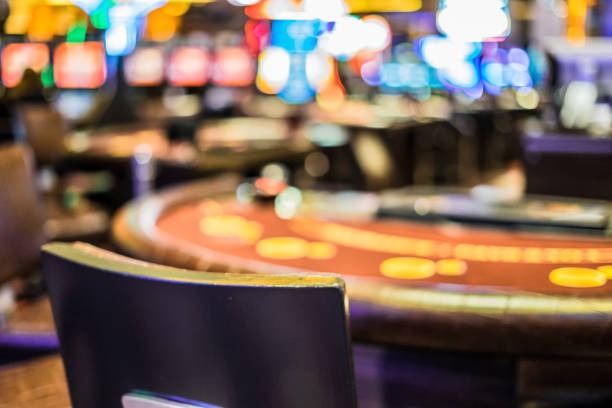 Live roulette table with dealer and players